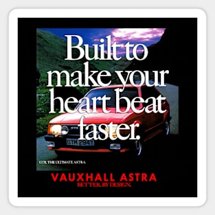 VAUXHALL ASTRA GTE - advert Magnet